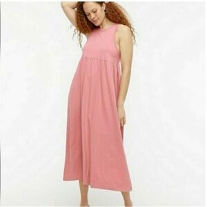 GUC J. Crew Pink knit cutaway maxi dress XS